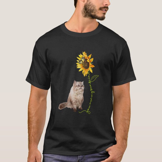 Du är min solsken solros fjäril sömnig chub t shirt (Framsida)