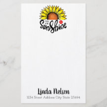 Du är min solsken Solros Personlig