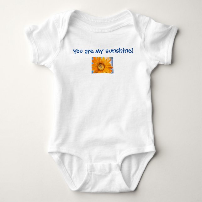 Du är min solskenbabyBodysuit T-shirt (Framsida)