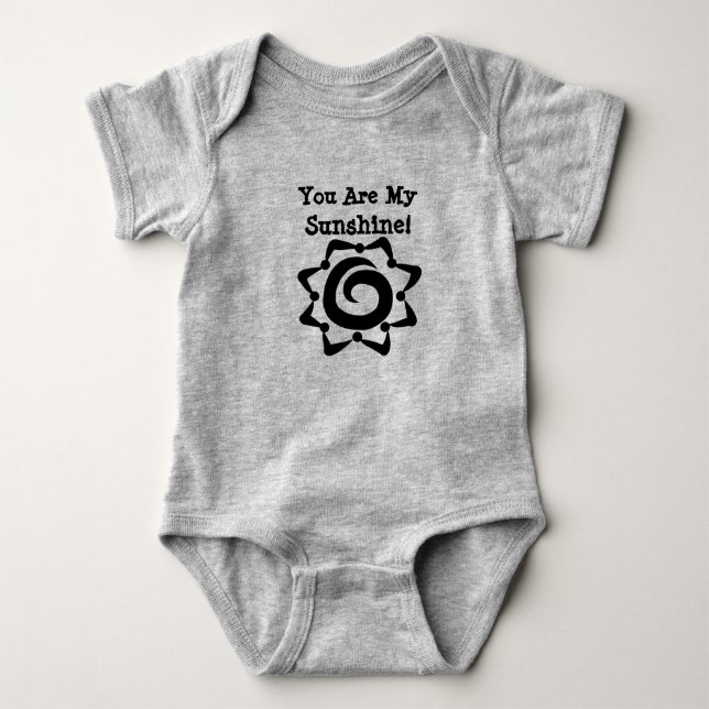 Du är min solskenbabyBodysuit Tee (Framsida)
