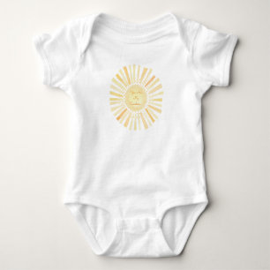Du är min solskenOrange Gult Vita Baby T Shirt