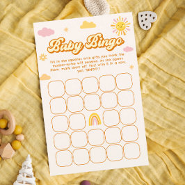 Du är min solskensbabyn Baby Bingo Game
