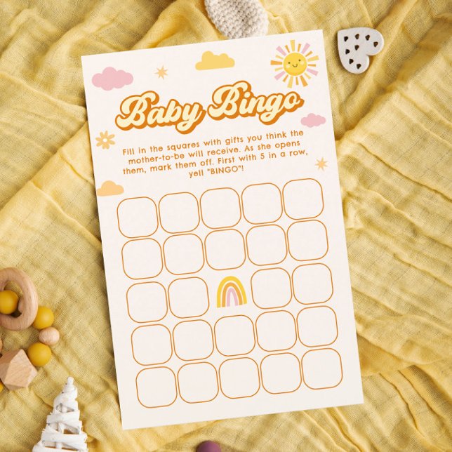 Du är min solskensbabyn Baby Bingo Game (Skapare uppladdad)