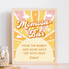 Du är min solskensbabyn Momosa Pub Poster