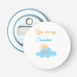 Du är min solskensfärgade gult orange sol rockmoln flasköppnare