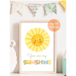 Du är min solskensnäsa poster
