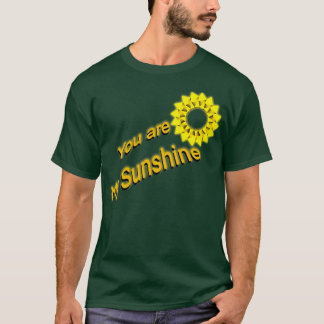 Du är min solskensorigami sol t shirt