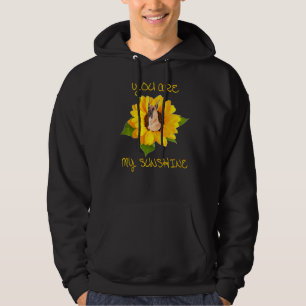Du är min solskenspremie Great dane Hoodie