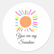 Du är min solskenssolstråle gult orange sol rockor