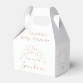 Du är min solskina Boho Baby Shower Presentaskar