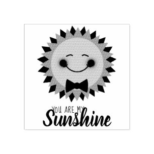 Du är min solskina Lycklig Sol Stämpel