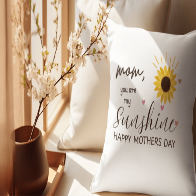 Du är min solskina Mamma Pillow - Solrossolrosolja Kudde (Every cuddle with this pillow says ‘I love you, Mom’ – in the coziest way.)