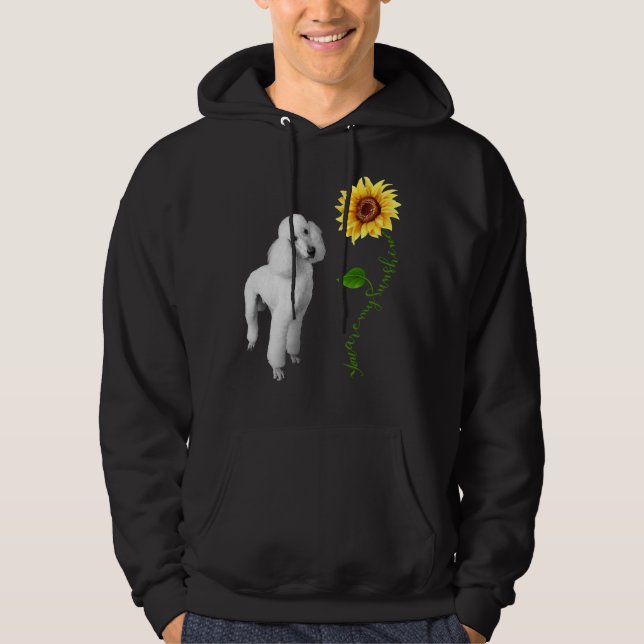 Du är min solskina pudel hoodie (Framsida)