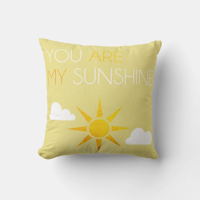 Du är min solskine Dekorativ kudde Cushion (Framsida)