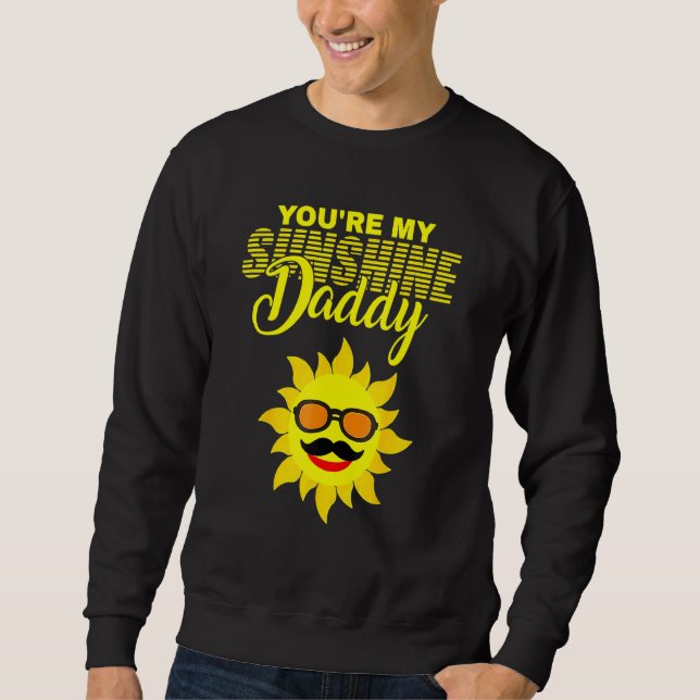 Du är min solskinepappa Best Pappa Alle Pappor Da Lång Ärmad Tröja (Framsida)