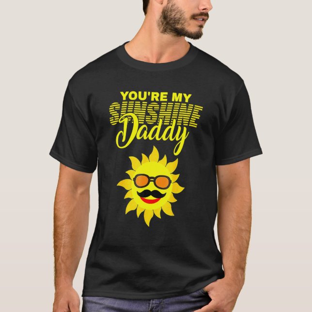 Du är min solskinepappa Best Pappa Alle Pappor Da T Shirt (Framsida)