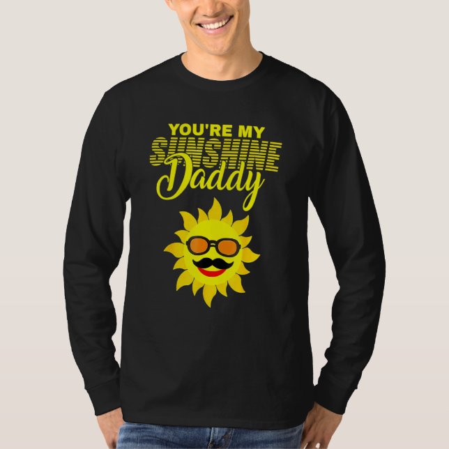 Du är min solskinepappa Best Pappa Alle Pappor Da T Shirt (Framsida)
