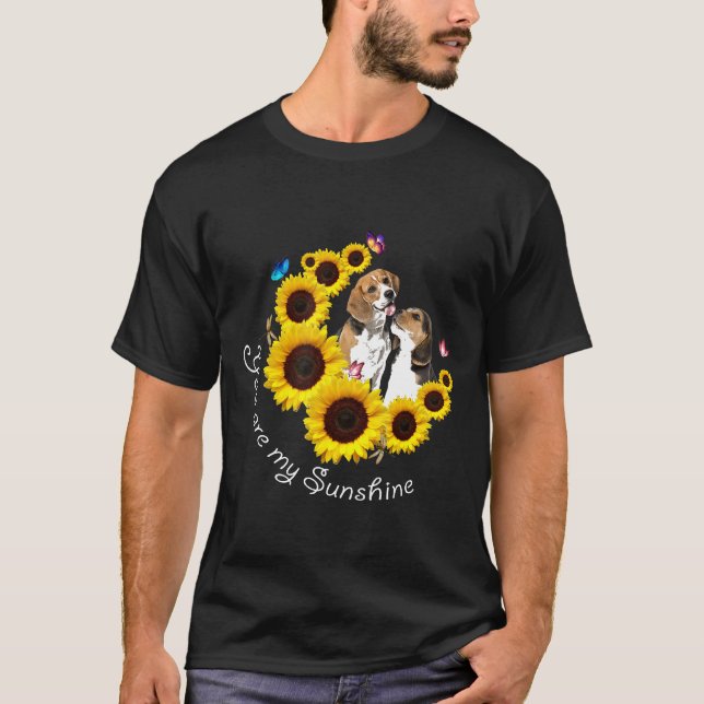 Du är min solstrålande Hund T Shirt (Framsida)