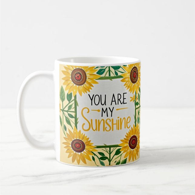 Du är min solstråle. kaffemugg (Vänster)