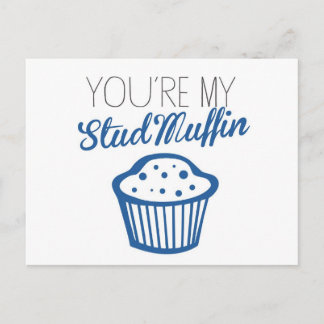 Du är min stud Muffin Vykort