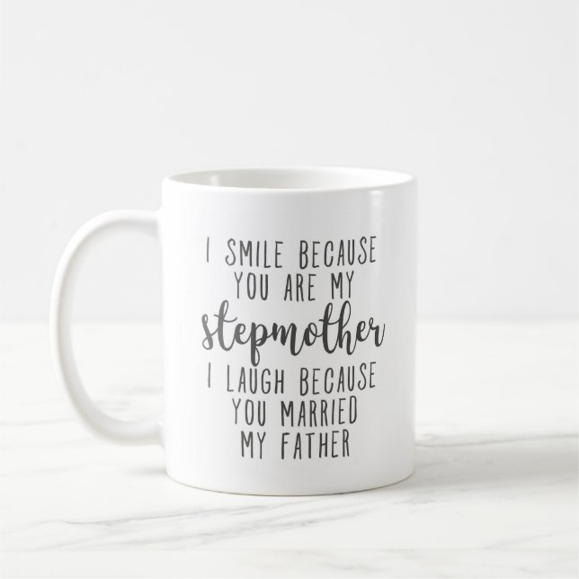 Du är min styvmor Gift Mugg (Vänster)
