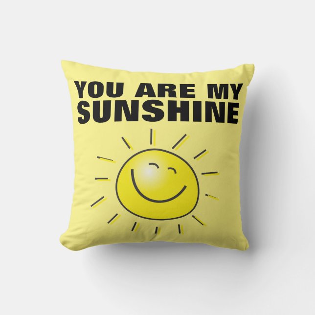 DU ÄR MIN SUNSHINE DEKORATIV KUDDE (Framsida)