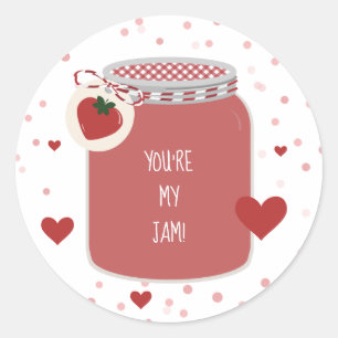 Du är min Sylt Burk Kids Classroom Valentine Runt Klistermärke