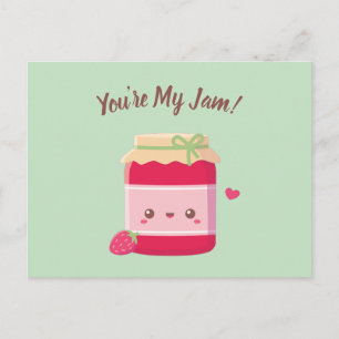 Du är min Sylt, Cute Strawberry Sylt Valentines da Vykort