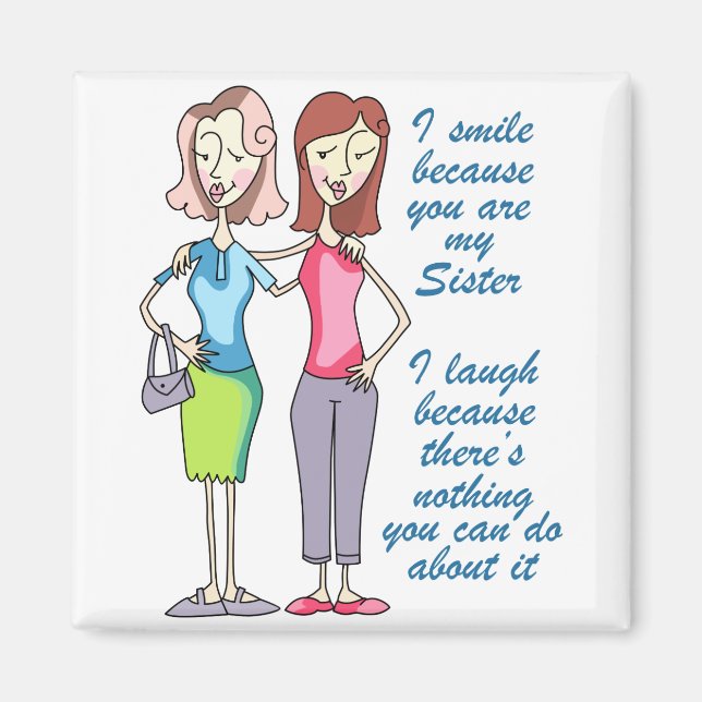 Du är min syster magnet (Framsidan)