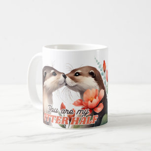 Du är min tolvkvarn Kissing Valentine Kaffemugg
