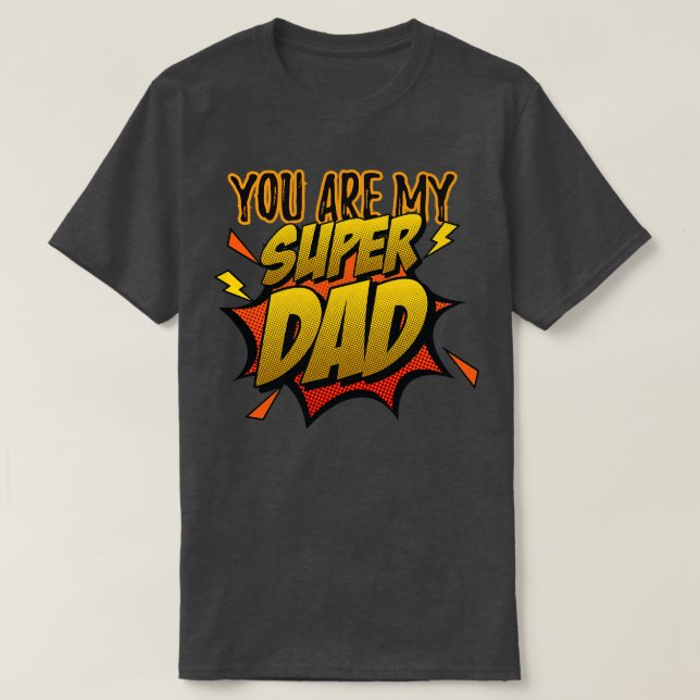 Du är min Toppen Pappa T Shirt (Design framsida)