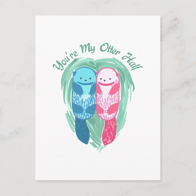 DU ÄR MIN UTTERHALVA VYKORT (Framsida)