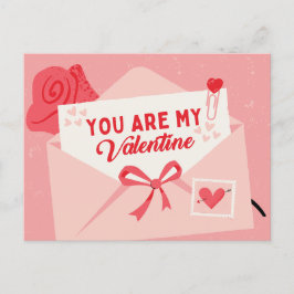 Du är min valentin helg vykort