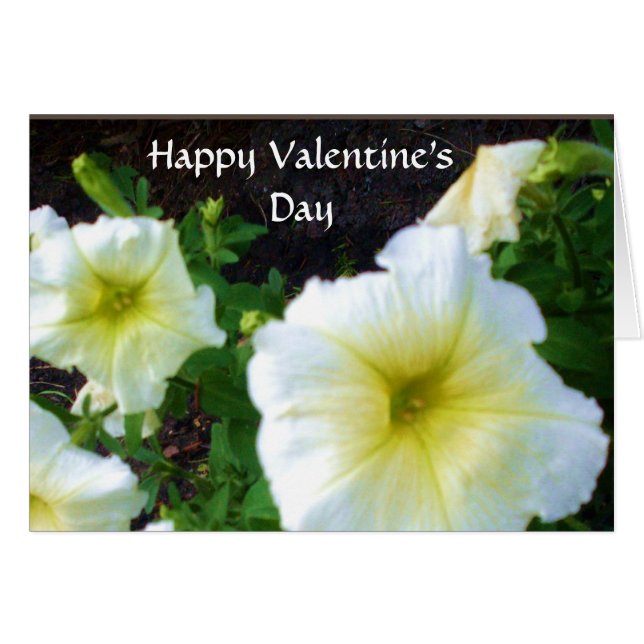 DU ÄR MIN VALENTINE BEAUTY-Kort Hälsningskort (Framsidan Horizontal)