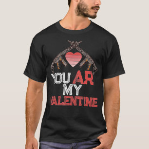 Du är min Valentine Gun Älskare andra ändring Gi T Shirt