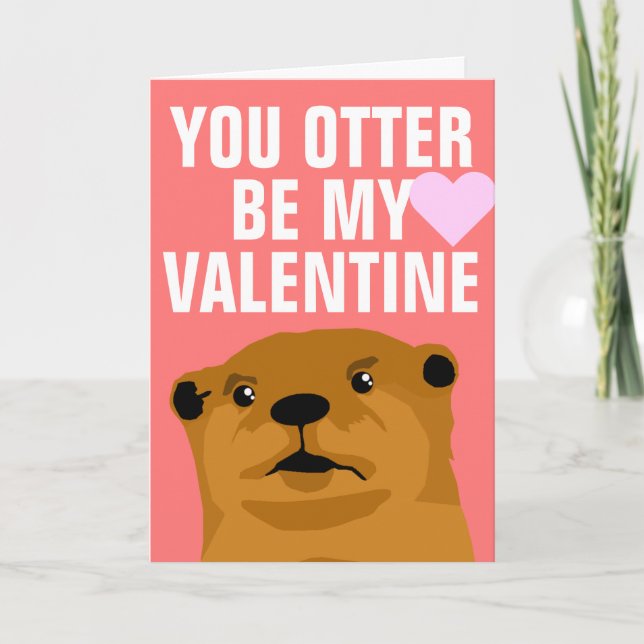 Du är min Valentine Helgkort (Framsida)