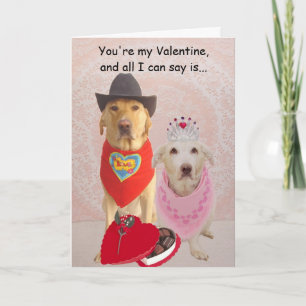 Du är min Valentine... Helgkort