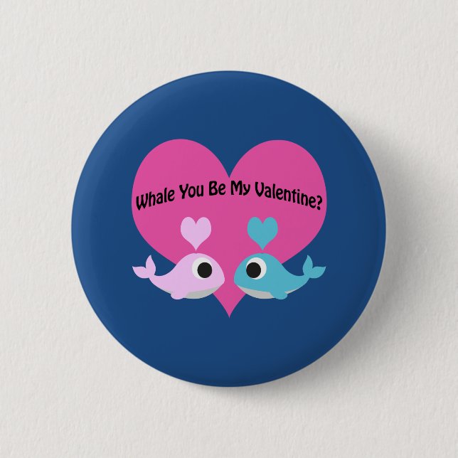 Du är min Valentine? Knapp (Framsida)