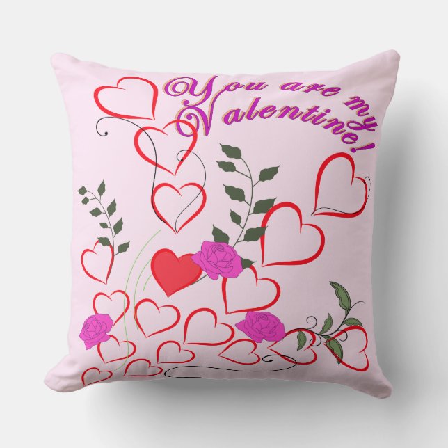 Du är min Valentine Kudde (Framsida)