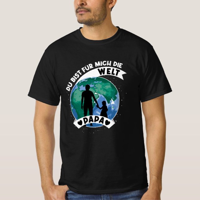 Du är min världspappa t shirt (Framsida)