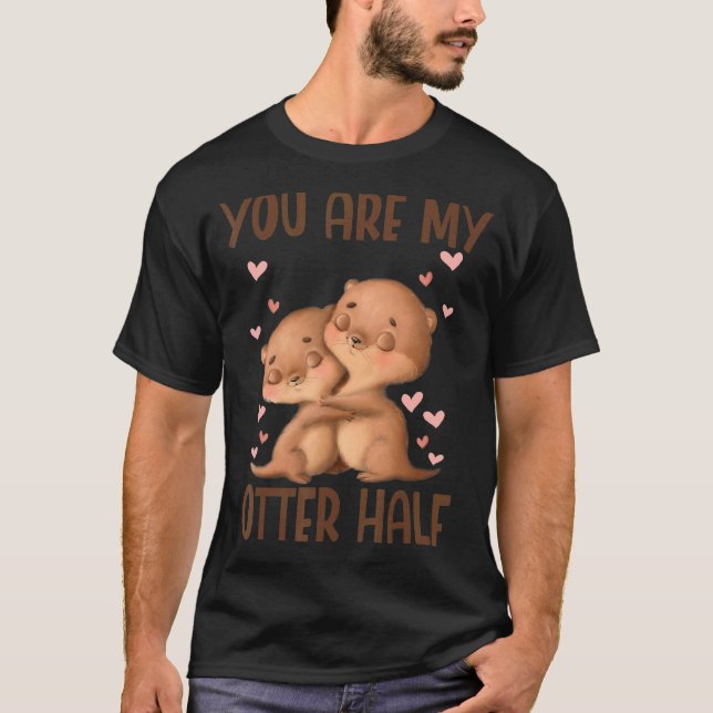 Du är min yttre halva t shirt (Framsida)
