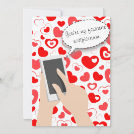 Du är mina favoritmeddelanden Mobila Alla hjärtans Julkort