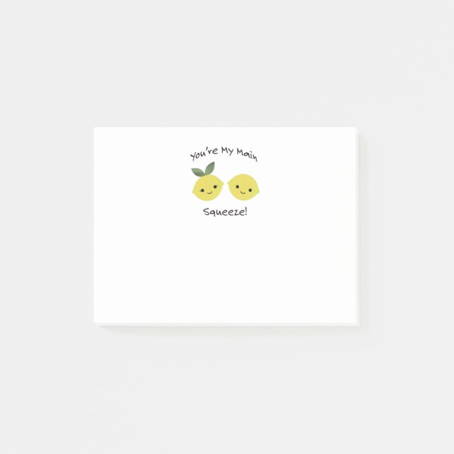 Du är mina huvudsakliga lås post-it block (Framsida)