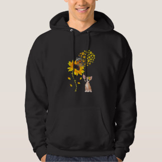 Du är mina solrosblommor Chihuahua Manar Women Hoodie