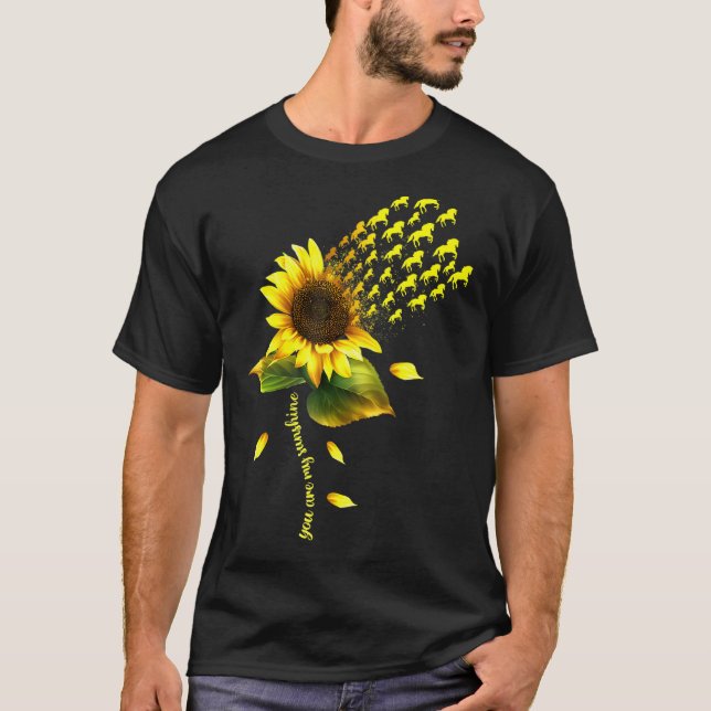Du är mina solrosolja t shirt (Framsida)