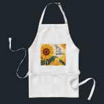 Du är mina solrosslor förkläde<br><div class="desc">Du är mina solrosblommor på www.zazzle.com/store/mothereagle_inspires för poesi-relaterade gåvor och https://books2read.com/keroyking för poesi bokar och mycket mer... På ModerEagle Inspires blandar vi poetrys själsrörande kraft med vackert utformade vardagsartiklar för att skapa gåvor som inspirerar, tröstar och höjer ditt utrymme. Varje produkt - från mugg och kläder till hemmabruk och kontorsmaterial...</div>