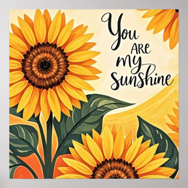 Du är mina solrosslor poster (Framsidan)