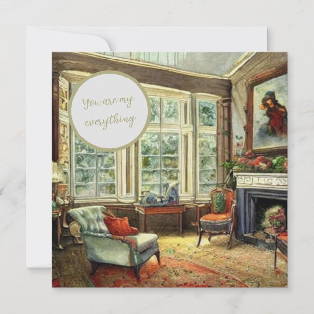 Du är mitt allt anteckningskort (Framsida)