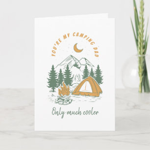 Du är mitt Camping Pappa Funny Fars dag Card Inbjudan