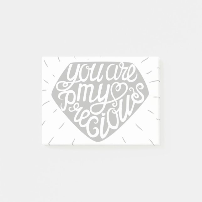 Du är mitt dyrbart post-it block (Framsida)